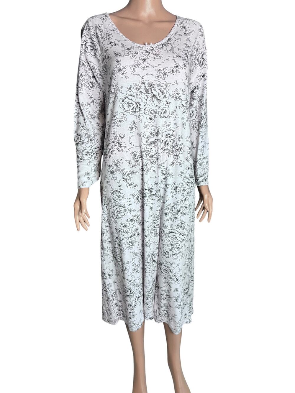 Maidenform Vintage Nightgown Large Sleepwear Cottage Core Relaxation Soft
